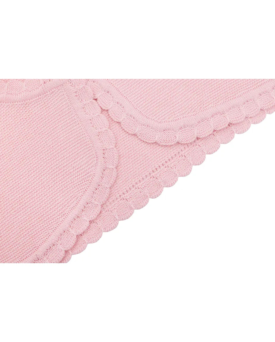 Baby Girls' Long Sleeve Knit Button Closure Bolero Shrug