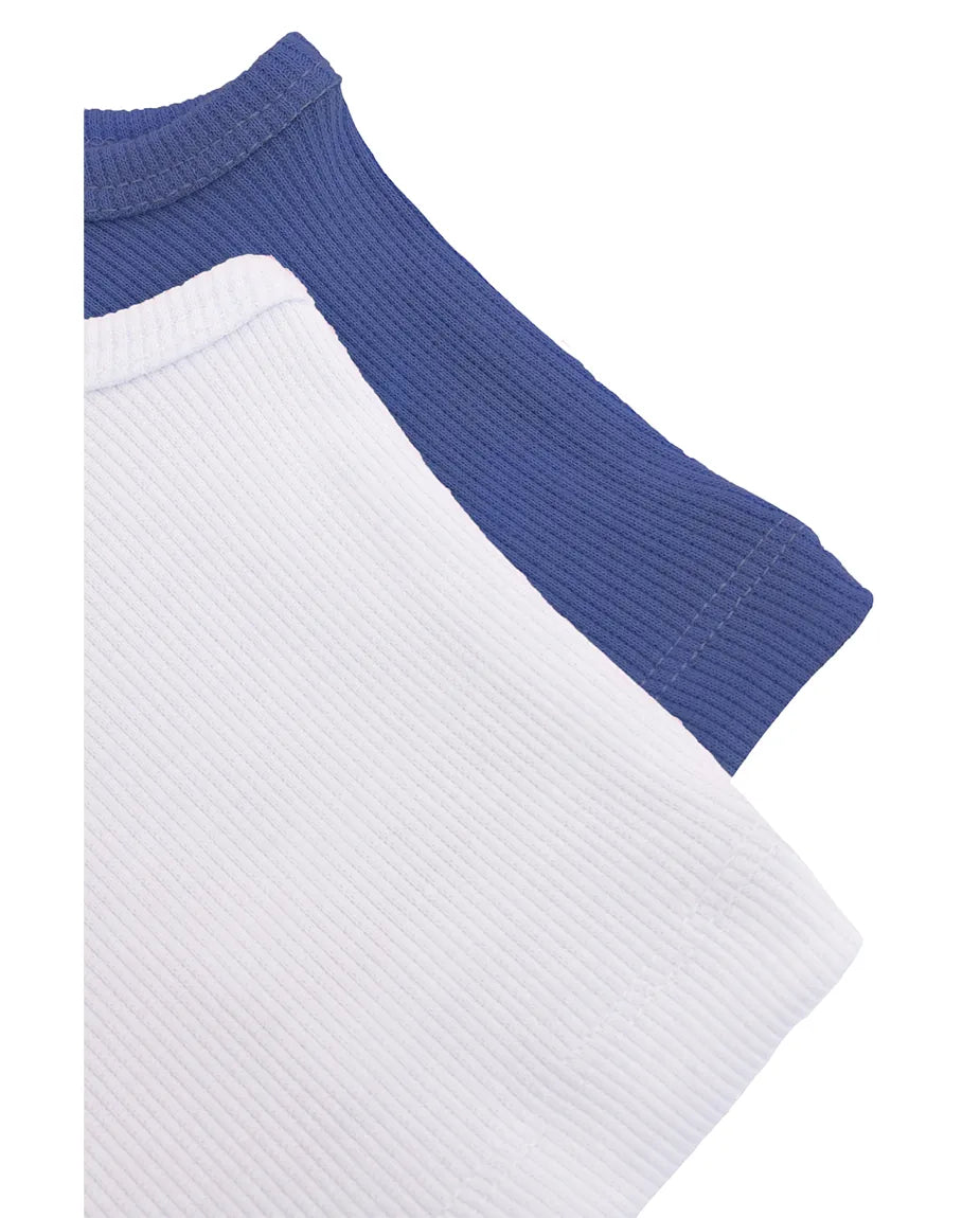 Girls 2-Pack Basic Cropped Tank Top