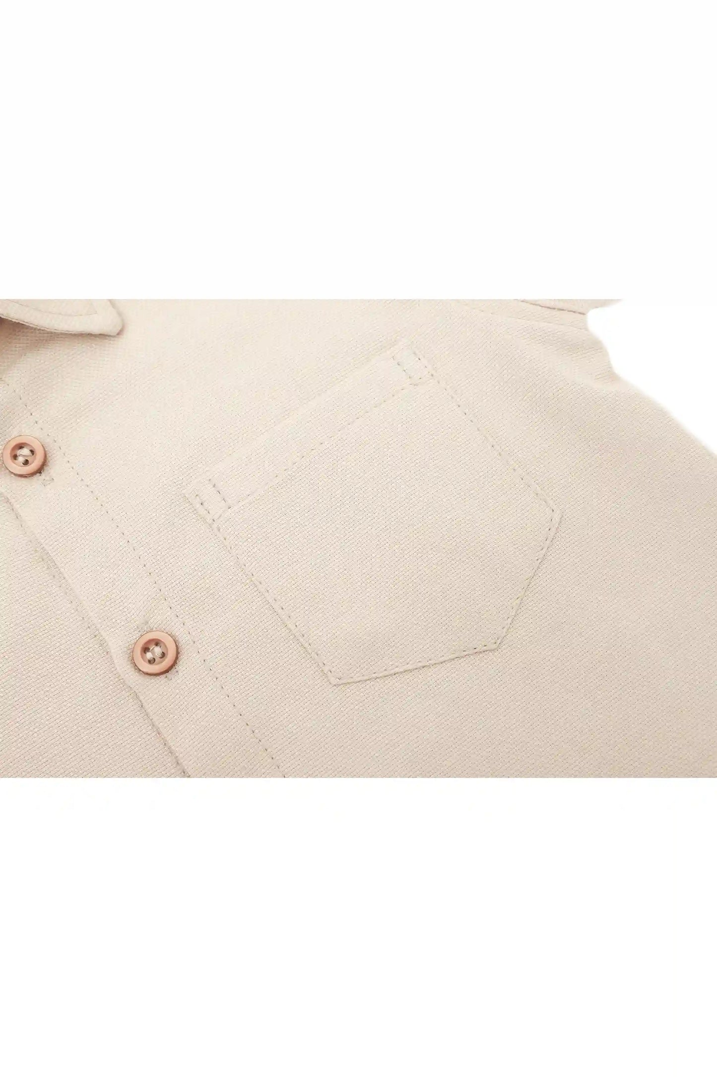 Boys' Button Down Shirt Solid Short Sleeve Classic Solid Oxford Dress Shirt
