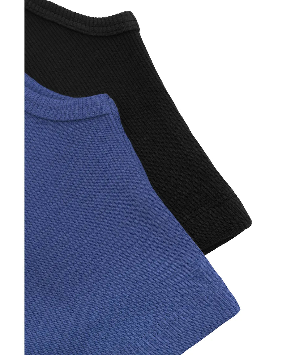 Girls 2-Pack Basic Cropped Tank Top