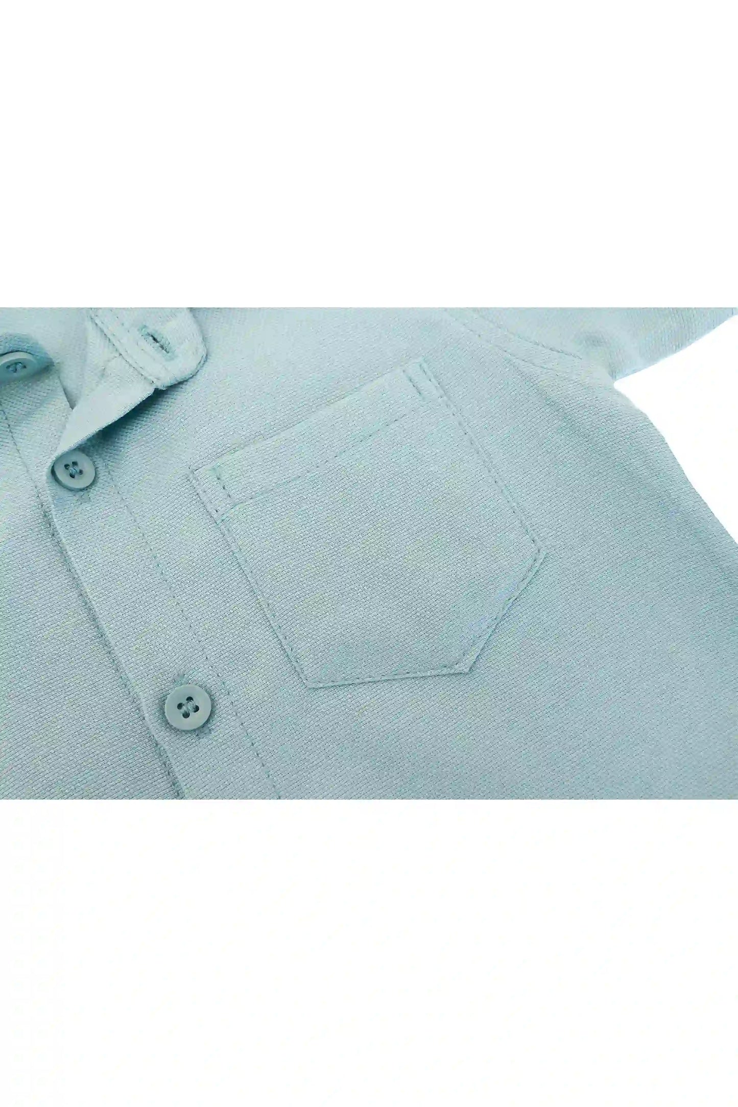 Boys' Button Down Shirt Solid Short Sleeve Classic Solid Oxford Dress Shirt