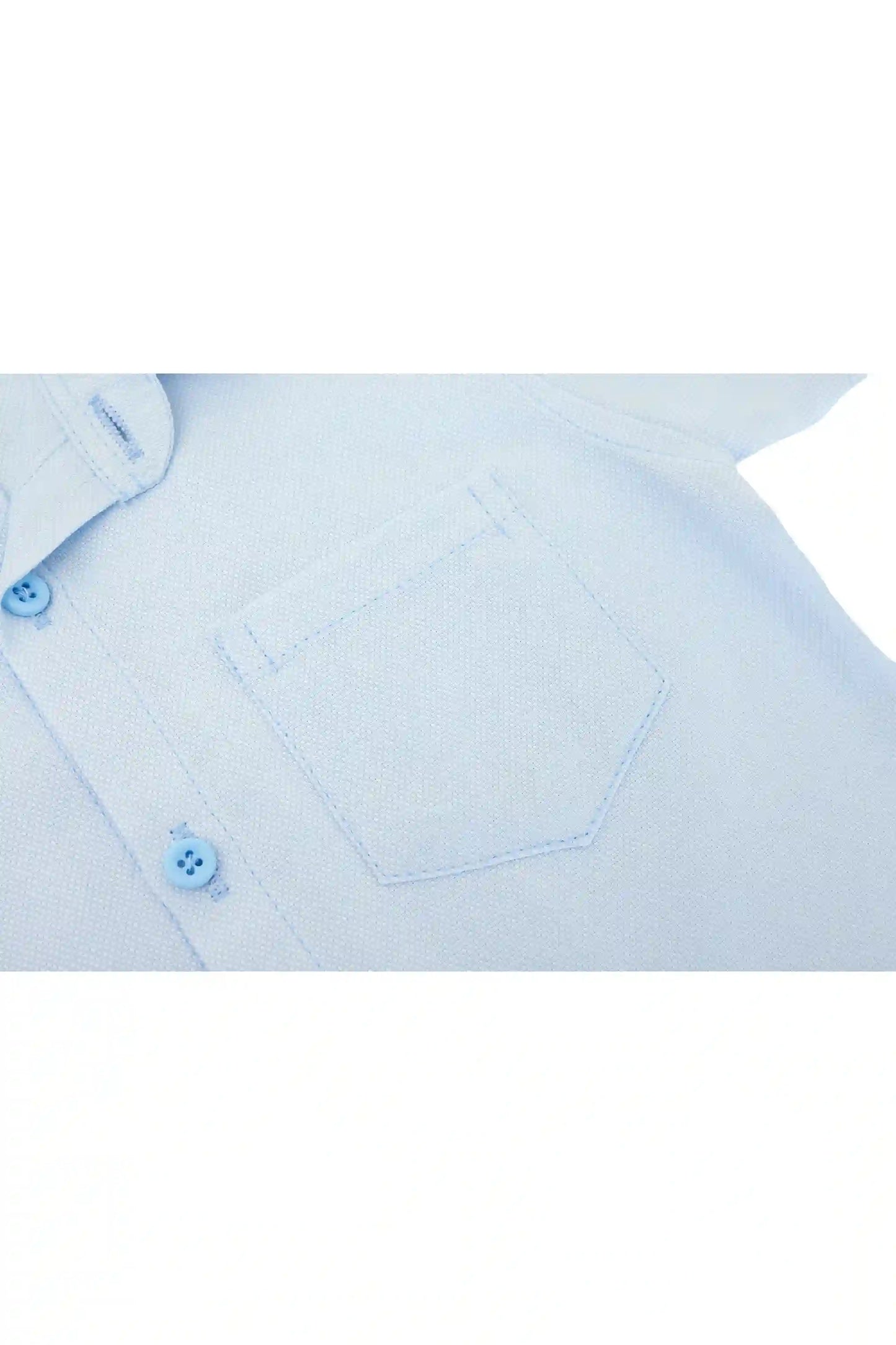 Boys' Button Down Shirt Solid Short Sleeve Classic Solid Oxford Dress Shirt