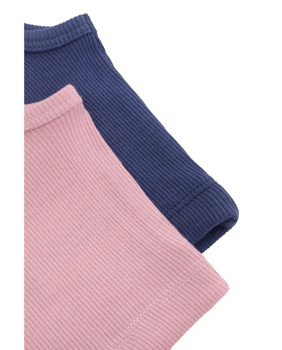 Girls 2-Pack Basic Cropped Tank Top