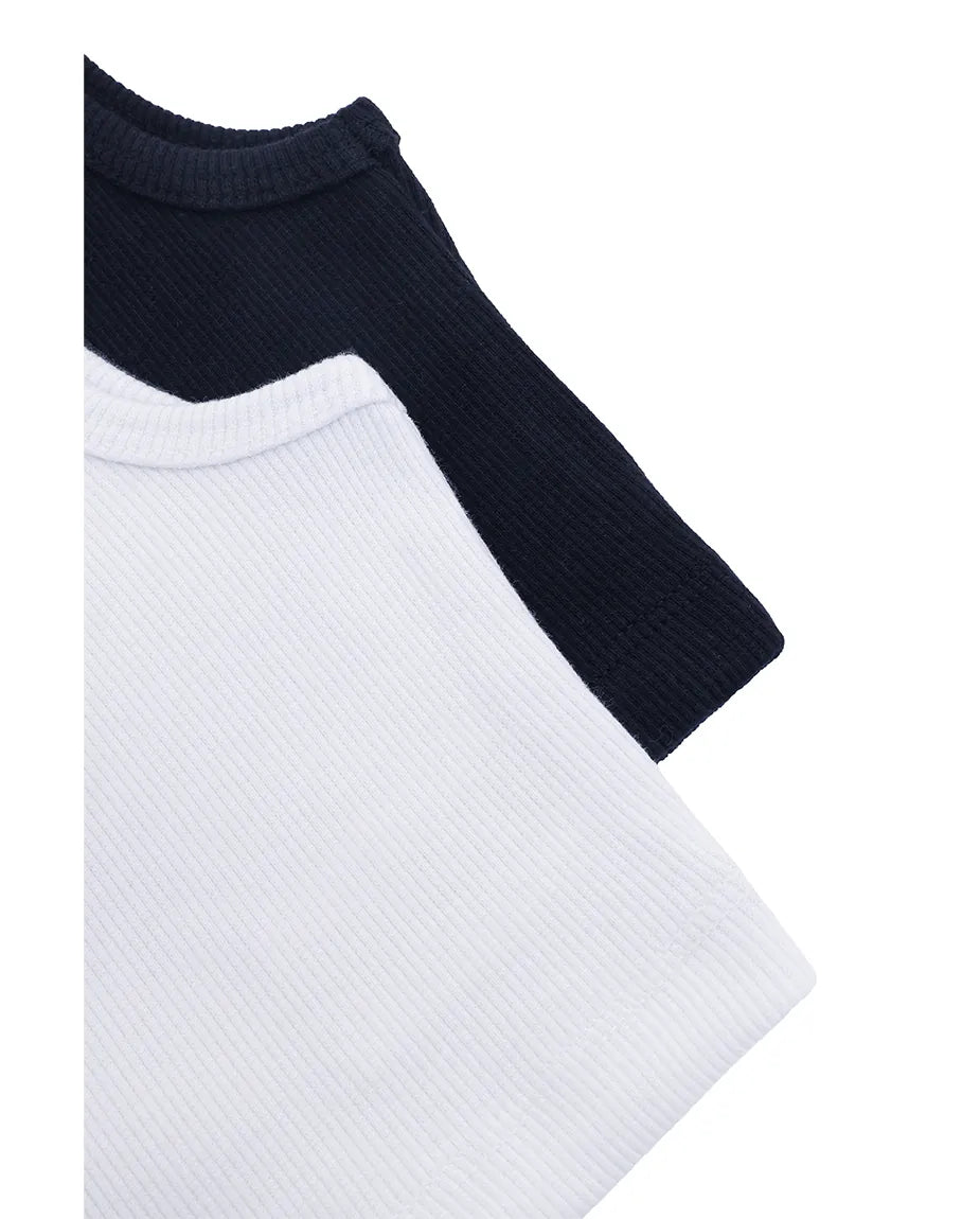 Girls 2-Pack Basic Cropped Tank Top