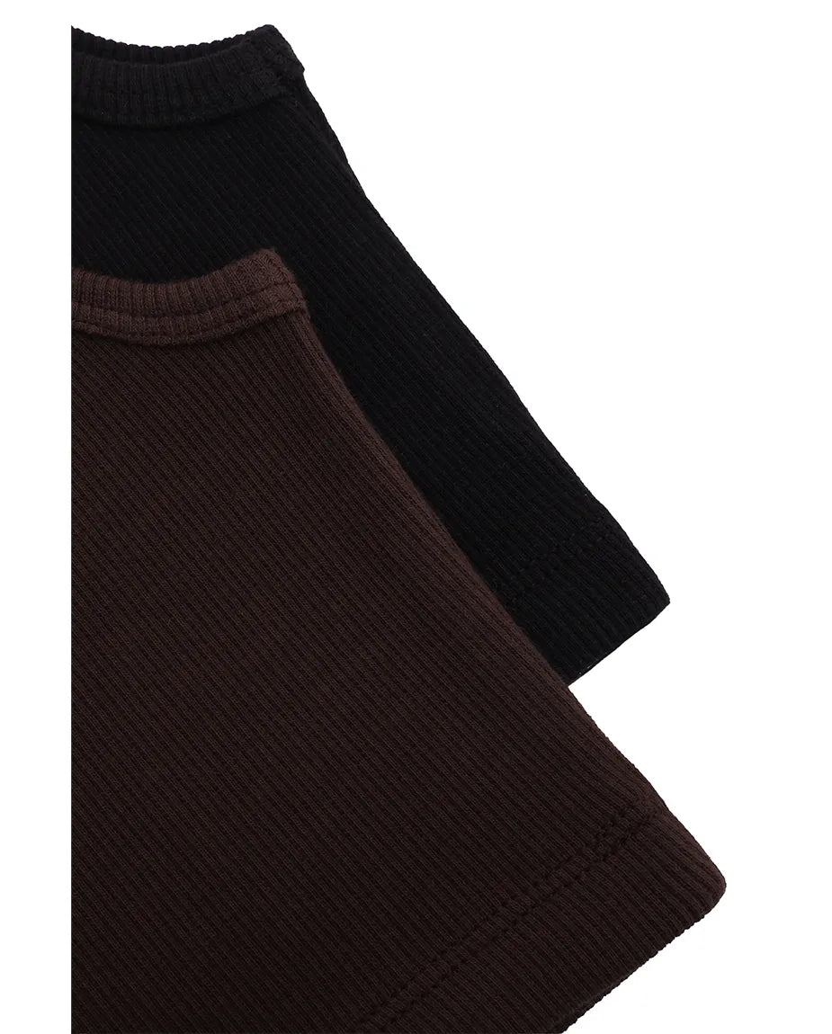 Girls 2-Pack Basic Cropped Tank Top