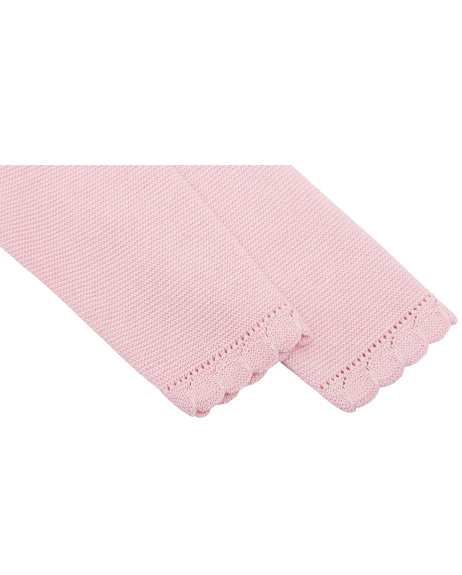 Baby Girls' Long Sleeve Knit Button Closure Bolero Shrug