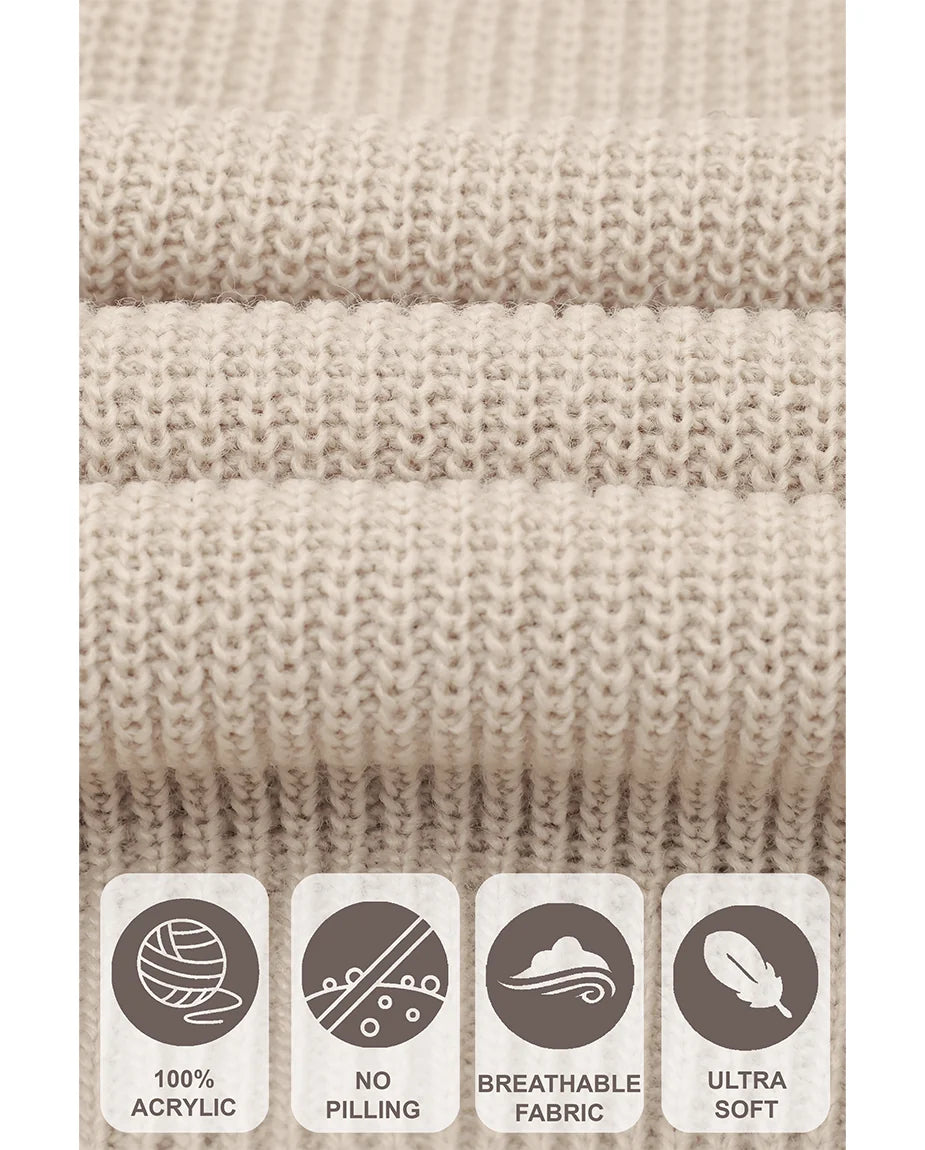 Little Boys Basic Long Sleeve V-Neck Classic Knit Cardigan Sweater